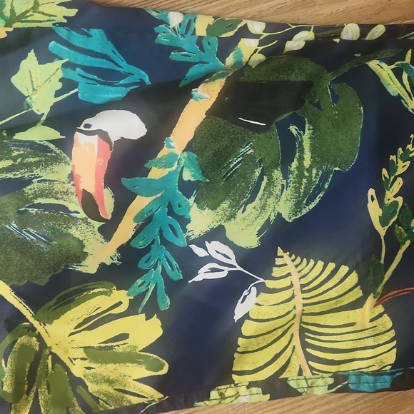 nwt CHICO'S comfort waist luxe tropical cuffed pant 1 ankle length trouser 8/M - Picture 7 of 11
